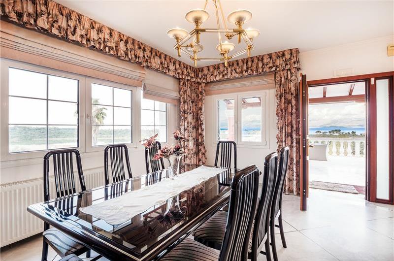 8 Bedroom villa with pool & seaview, near Acharavi, sleeps 16-18