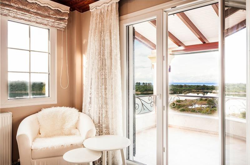 8 Bedroom villa with pool & seaview, near Acharavi, sleeps 16-18