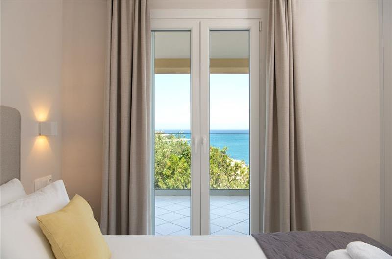 7 bedroom seafront luxury villa with pool & jacuzzi, near Acharavi, sleeps 14-15