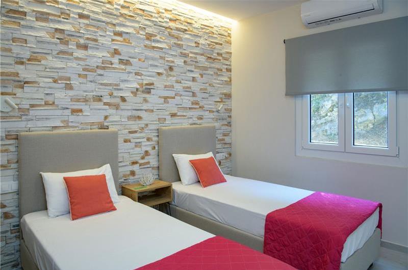 7 bedroom seafront luxury villa with pool & jacuzzi, near Acharavi, sleeps 14-15