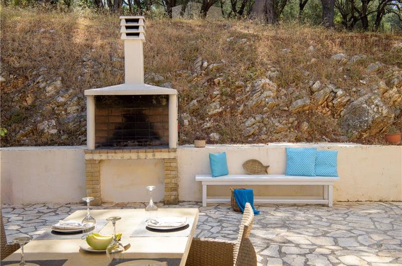 7 bedroom seafront luxury villa with pool & jacuzzi, near Acharavi, sleeps 14-15