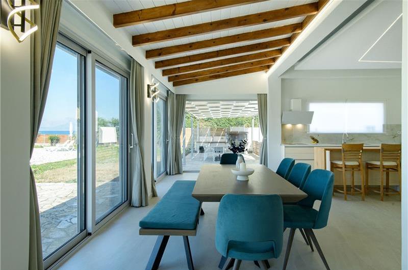 3 bedroom seaside villa with pool & jacuzzi, near Acharavi, sleeps 6