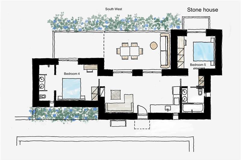 5 bedroom luxury villa with infinity pool, sea views and tennis court near Chania, sleeps 10