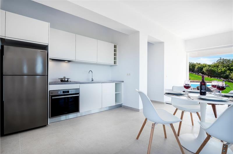 4 bedroom villa with pool and sea view in Perithia, Corfu, sleeps 9