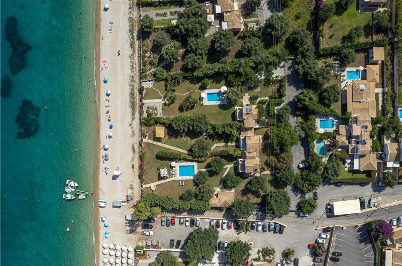 3 bedroom villa with pool and sea views in Barbati, Corfu, sleeps 8