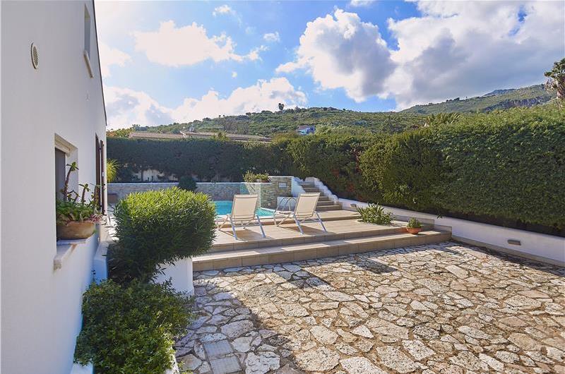 3 bedroom villa with pool and sea views near Scopello, sleeps 6